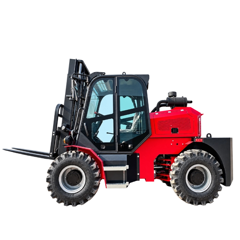 2.5t, 3.5t, 5t, 7t, 8t Rear-Articulated Off-Road Forklift